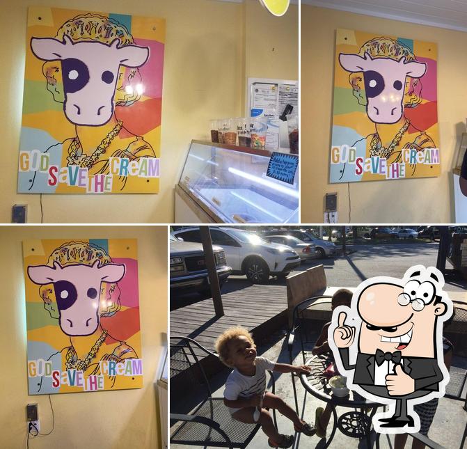 Look at the photo of Moo Cow Ice Cream