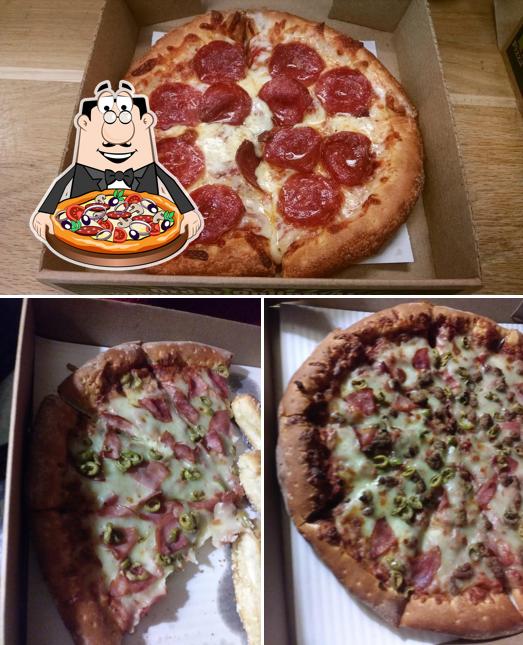 Get pizza at Papa Romano's Pizza & Mr. Pita
