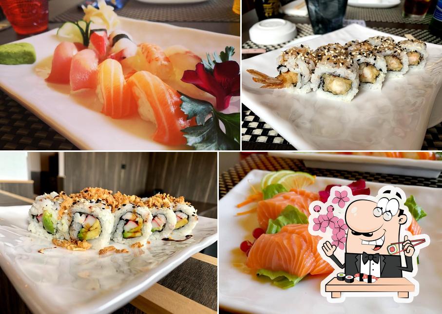 Scegli le varie opzioni di sushi