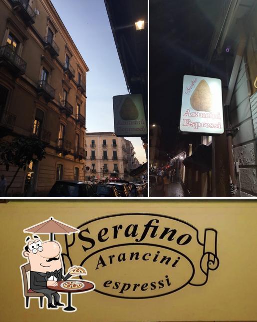 Gli esterni di Arancini Espressi Serafino