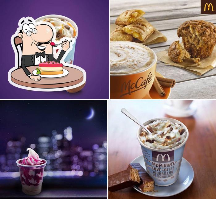 McDonald's serves a number of desserts