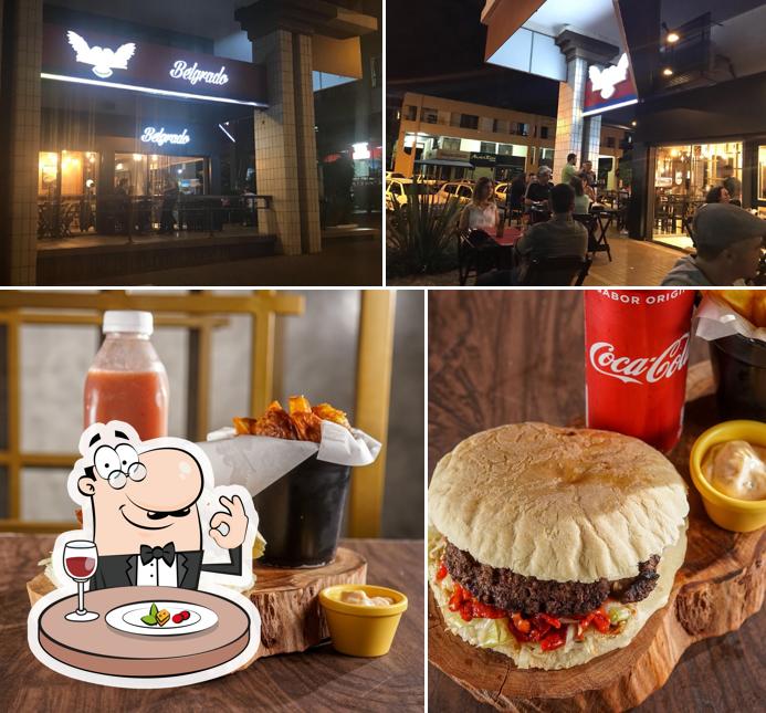 Entre diversos coisas, comida e interior podem ser encontrados no Belgrado Burger