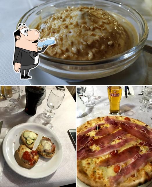 Entre la variedad de cosas que hay en Ristorante Pizzeria Mosè también tienes bebida y postre