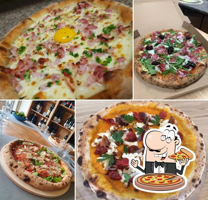 Prenez différents types de pizzas