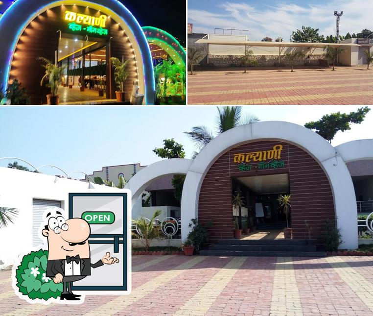 Enjoy the view at the outside area of Hotel Kalyani Veg & Nonveg