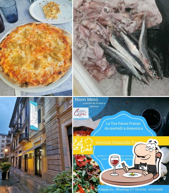 L’image de la nourriture et extérieur de Pizzeria Ristorante Capri’s