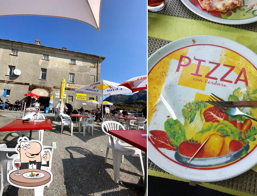 Cibo al Ristorante Ospizio S. Bernardino