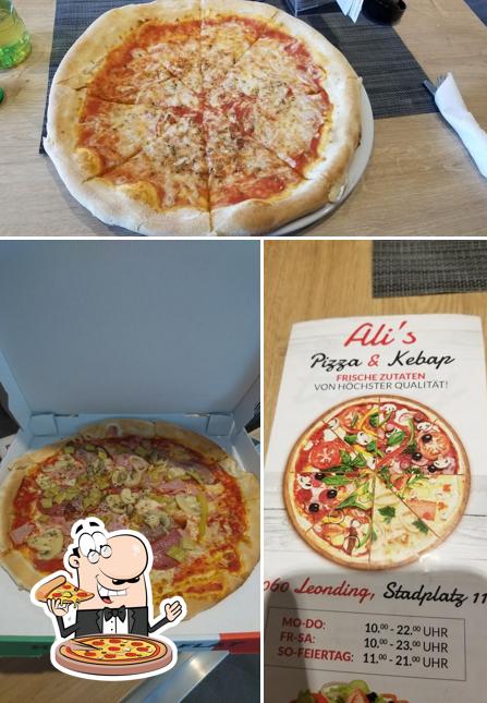 Get pizza at Ali's Pizza und Kebap