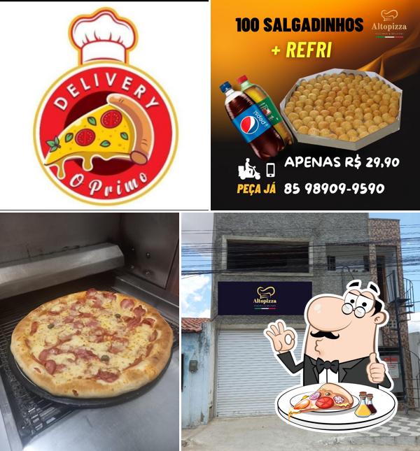 Escolha pizza no Alto Pizza - Pizzaria e delivery