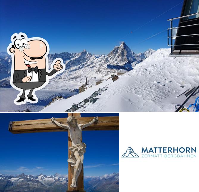 Das Äußere von Matterhorn glacier paradise