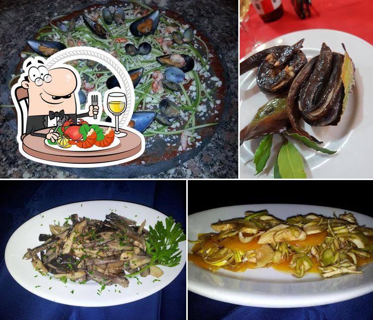 Order various seafood items served at Zio Dino