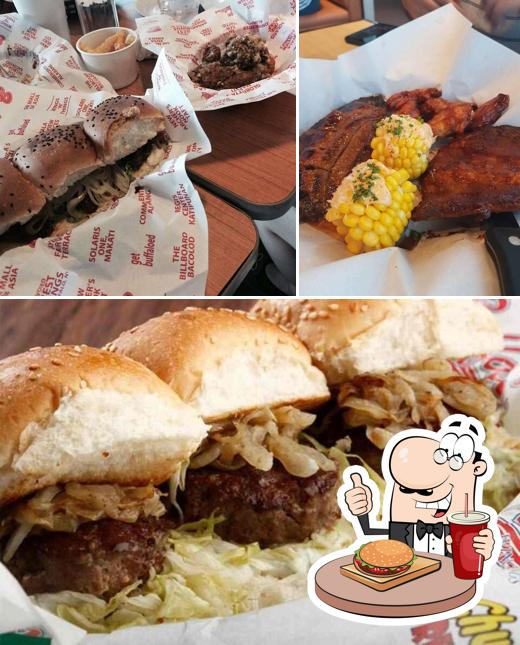 Get a burger at Buffalo's Wings N' Things - SM Mall of Asia Entertainment Mall