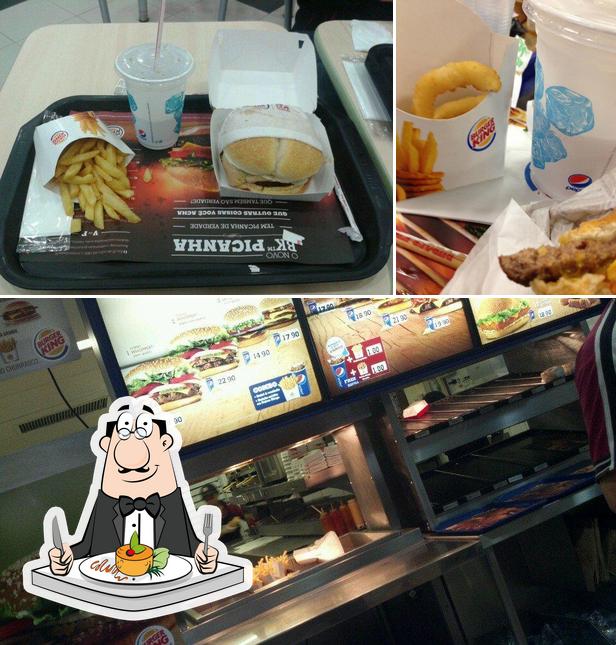 Comida em Burger King - Shopping La Plage