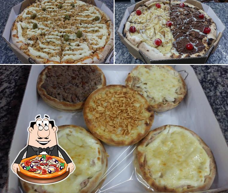 Consiga diferentes variedades de pizza