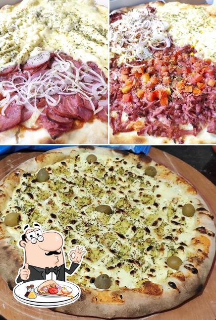 Escolha pizza no Cas'pizza