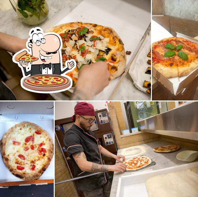 Scegli una pizza a Pizzeria Rustichella