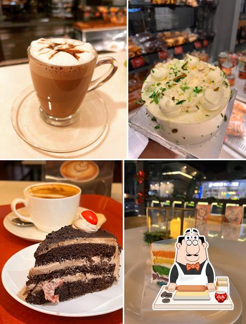 The Temptation Anjuna - 24 Hour Complete Food Shop offers a selection of desserts