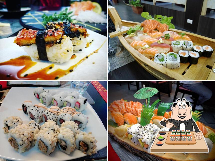 Sushi-Rollen werden von MR SUSHI RESTAURANT angeboten