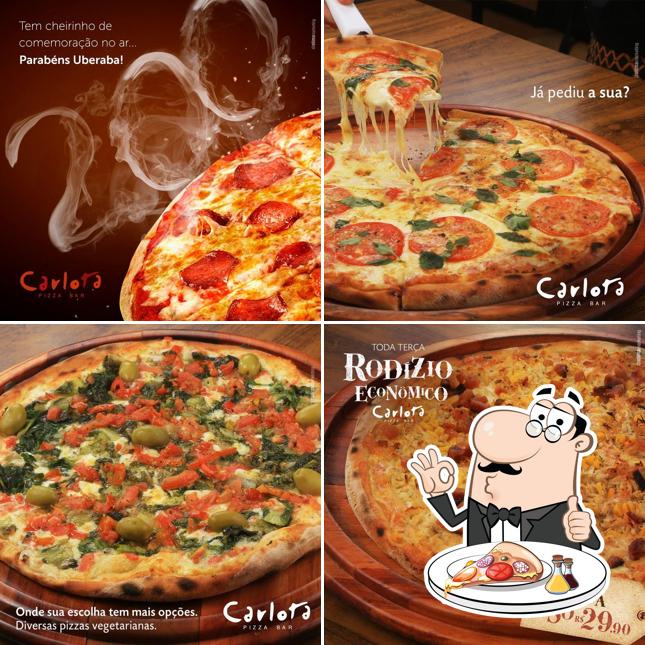 Consiga pizza no Carlota Pizza Bar