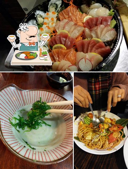 Food at KinJo Japanese Restaurant & Sushi Bar