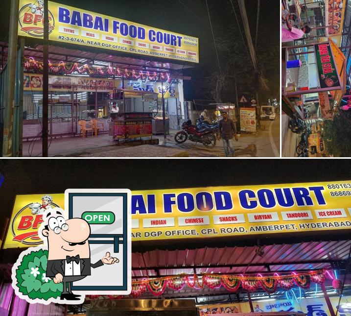 The exterior of Babai Food Court