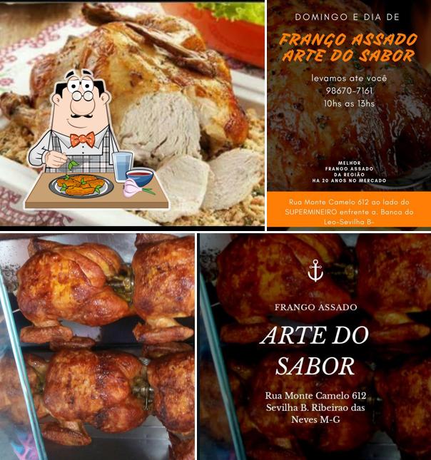 Asas de frango em Frango Assado ARTE DO SABOR