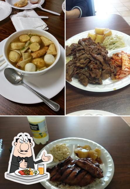 Food at Tasty Korean BBQ