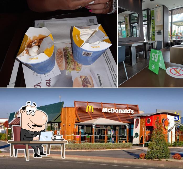 L'intérieur de McDonald's