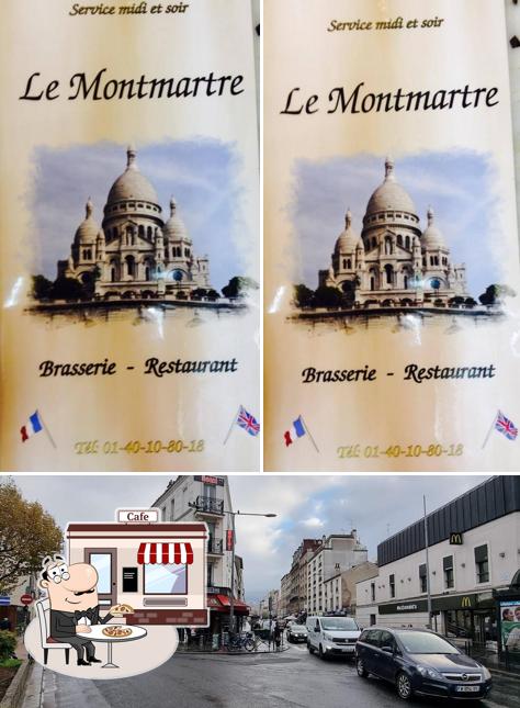 The exterior of Le Montmartre