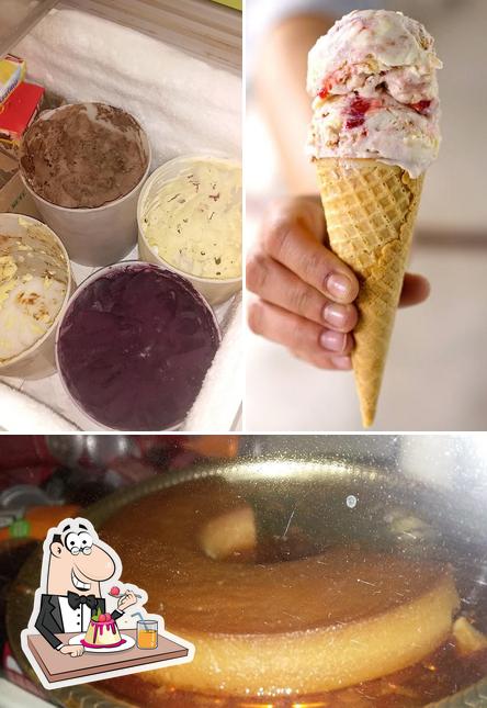 Lanche e Sorveteria JC oferece uma gama de pratos doces