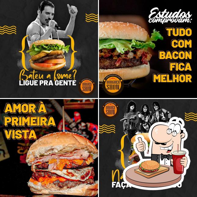 Consiga um hambúrguer no Burguer Show Hambúrgueria Delivery (Hambúrguer Artesanal)