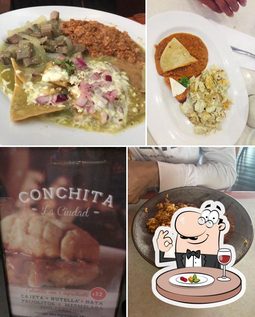 Food at Restaurante La Ciudad de los Almuerzos