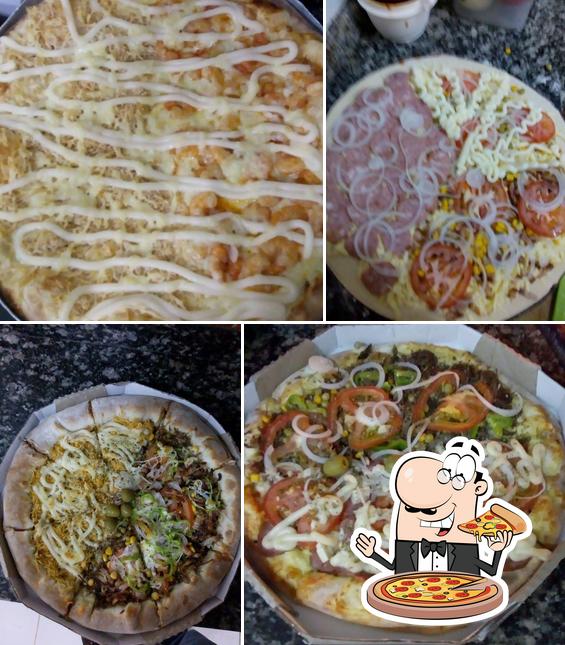 Experimente diferentes variedades de pizza