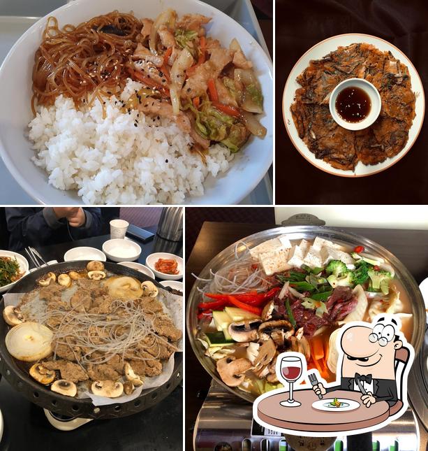 Comida en ARISU KOREAN BBQ RESTAURANT