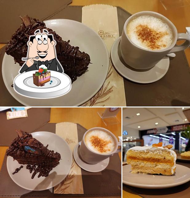 Bolo de chocolate em Casa Di Amici - São Luís Shopping