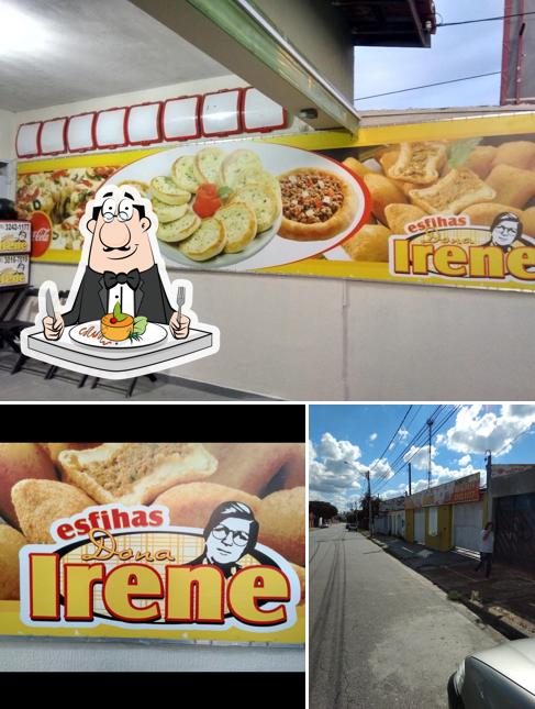 A foto da comida e exterior no Esfihas Dona Irene