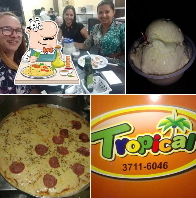 Sorvete em Tropical Sorvete e Pizza