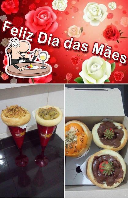 Comida em mixpizza.cone