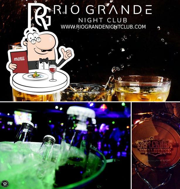 Among different things one can find food and beer at Rio Grande Nightclub