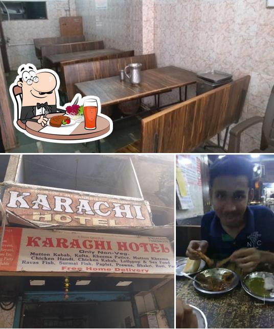 Here's a picture of Karachi Hotel