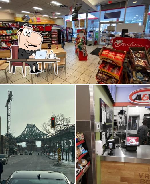 L’image de la intérieur et extérieur de A&W Canada’s