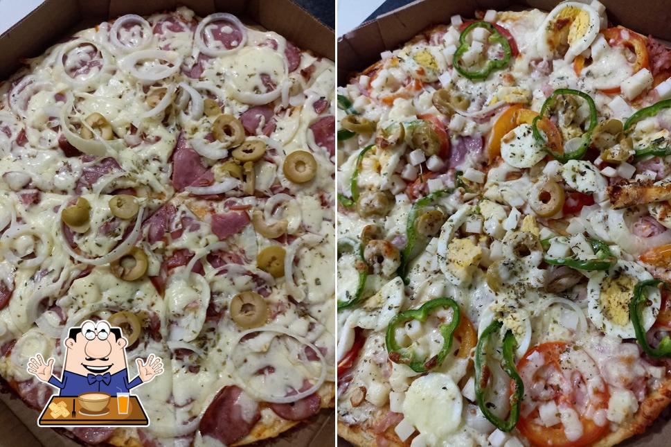 Comida em Pizzaria Bela Massa