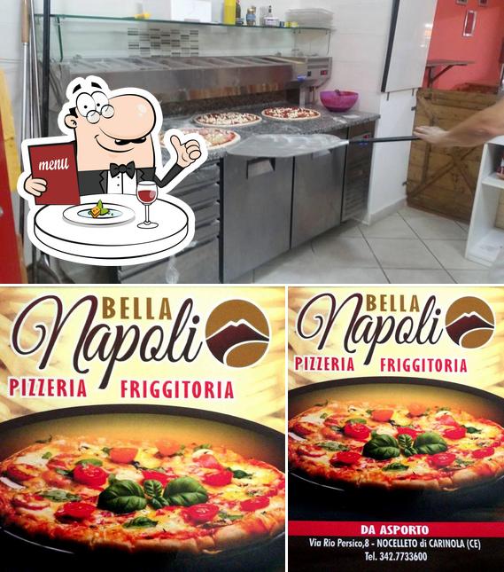 La immagine della cibo e interni di Pizzeria Bella Napoli