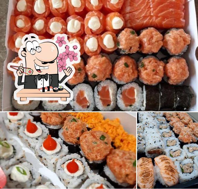 Presenteie-se com sushi no Yorokobi Japa Food