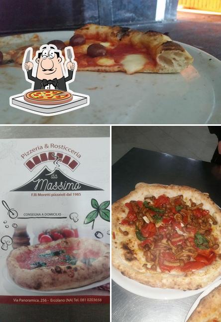 A Pizzeria & Rosticceria da Massimo Fratelli Moretti dal 1985, vous pouvez déguster des pizzas