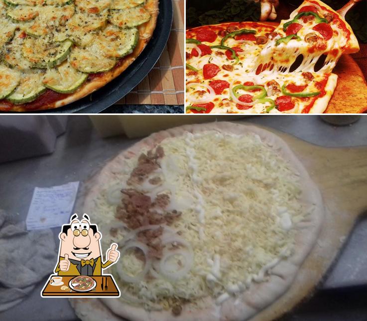 Escolha pizza no Magia pizza