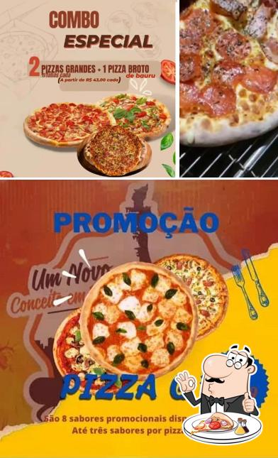 Consiga diversos estilos de pizza