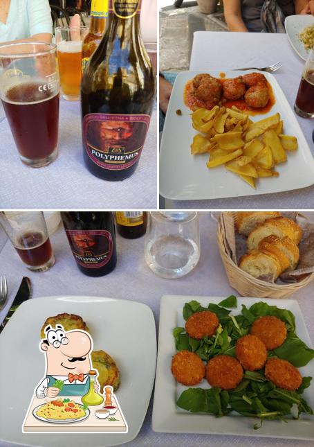 La immagine della cibo e birra di Trattoria Grill