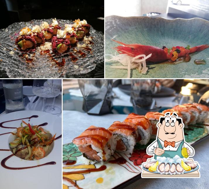 Ordina la cucina di mare a YIH sushi diner