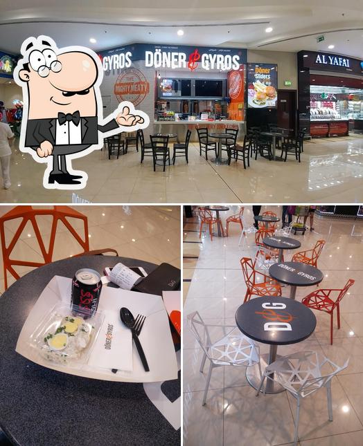 The interior of Doner & Gyros - Al Barsha Mall